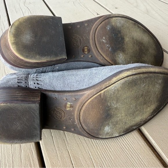 Lucky Bustina Suede Ankle Boots sz 8.5 - Picture 7 of 7